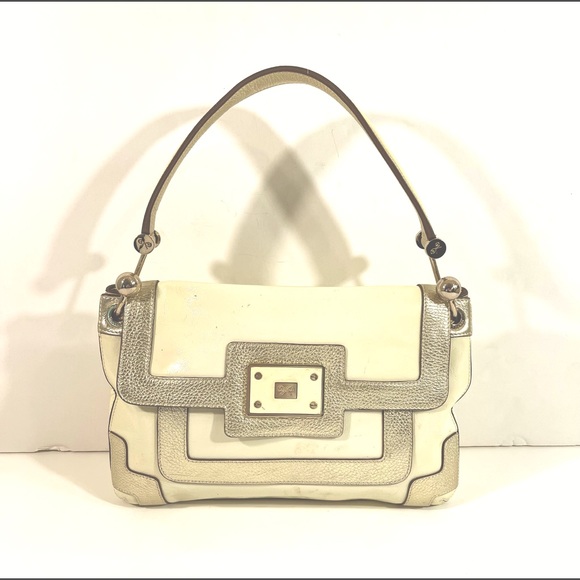 ANYA HINDMARCH “LAUTNER” Leather Shoulder Handbag - Picture 1 of 8